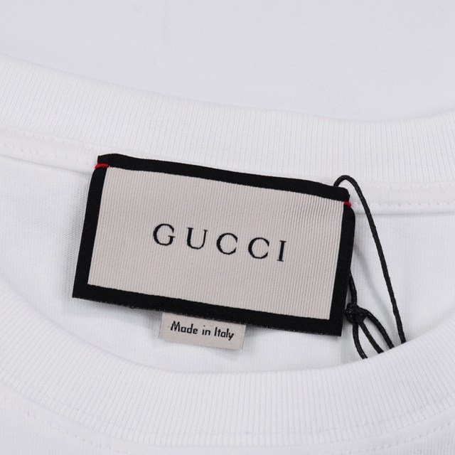 Gucci古奇專櫃古馳2023SS新款口袋刺繡T恤 男女同款 tzy2606